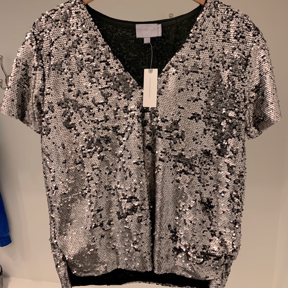 Anthropologie VanessaVirginia sequin top